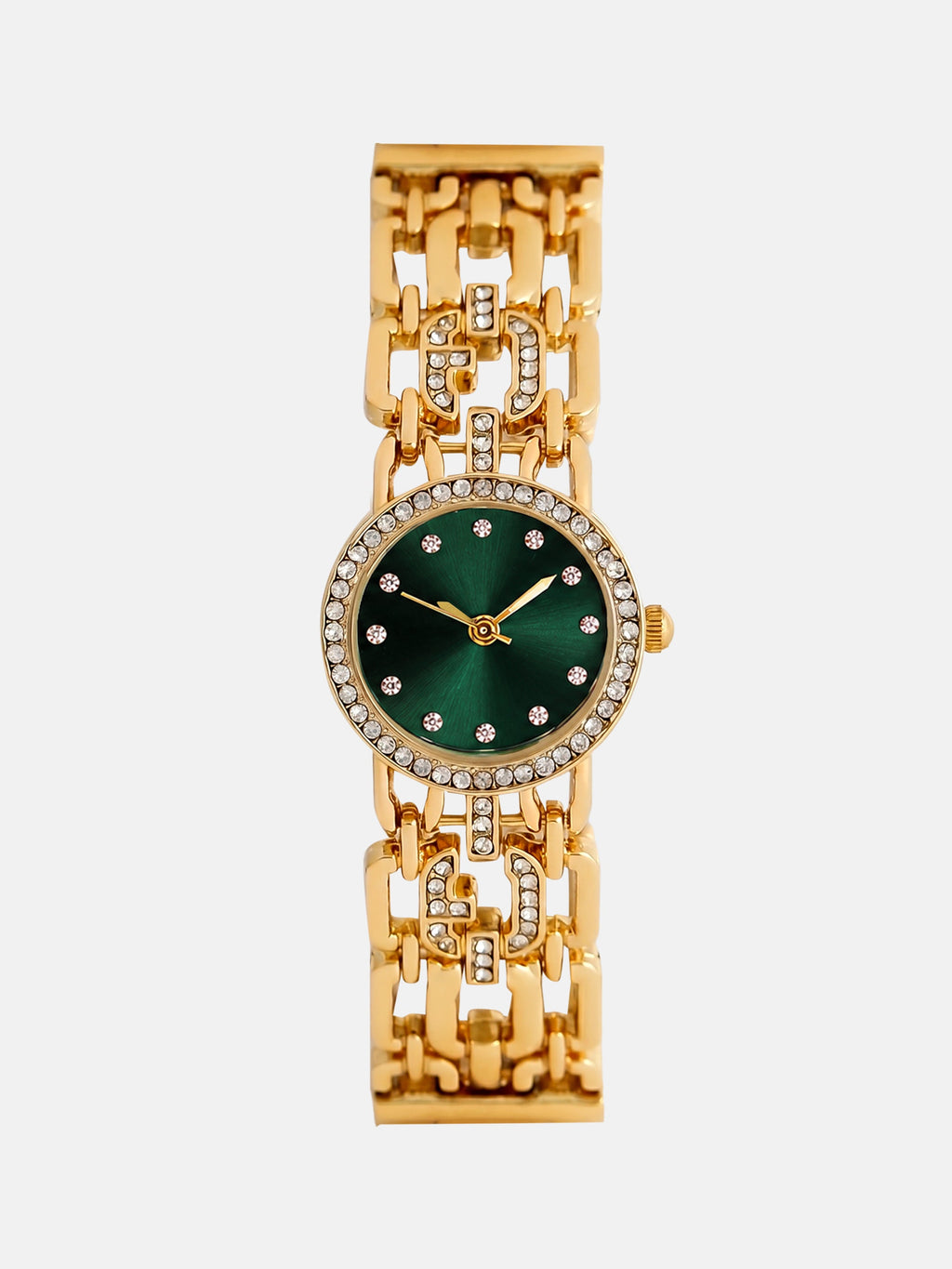 The Emerald Luxe Bracelet Watch - Gold