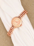 Haute Sauce The Dot Round Watch - California Gold