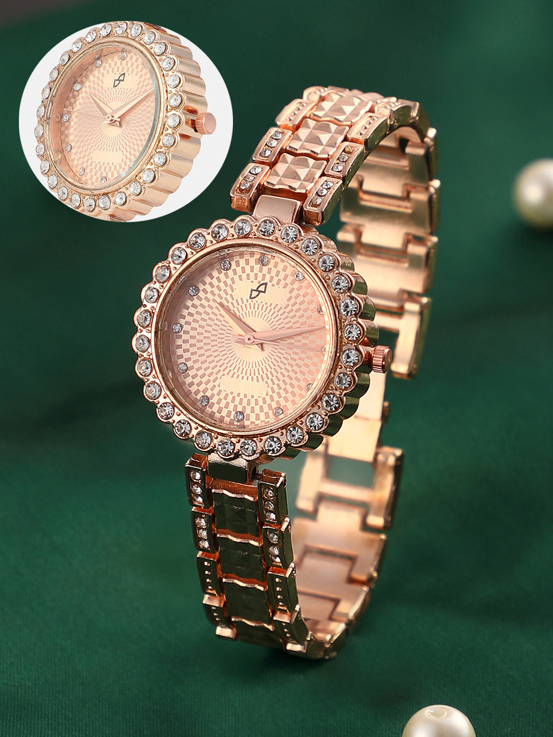The H-Link Flora Round Watch
