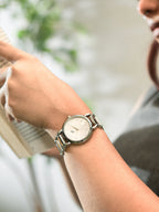 Haute Sauce The Giorno-Orblink Round Watch - Metallic Silver