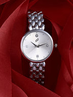 The Giorno-Venin Round Watch - Metallic Silver