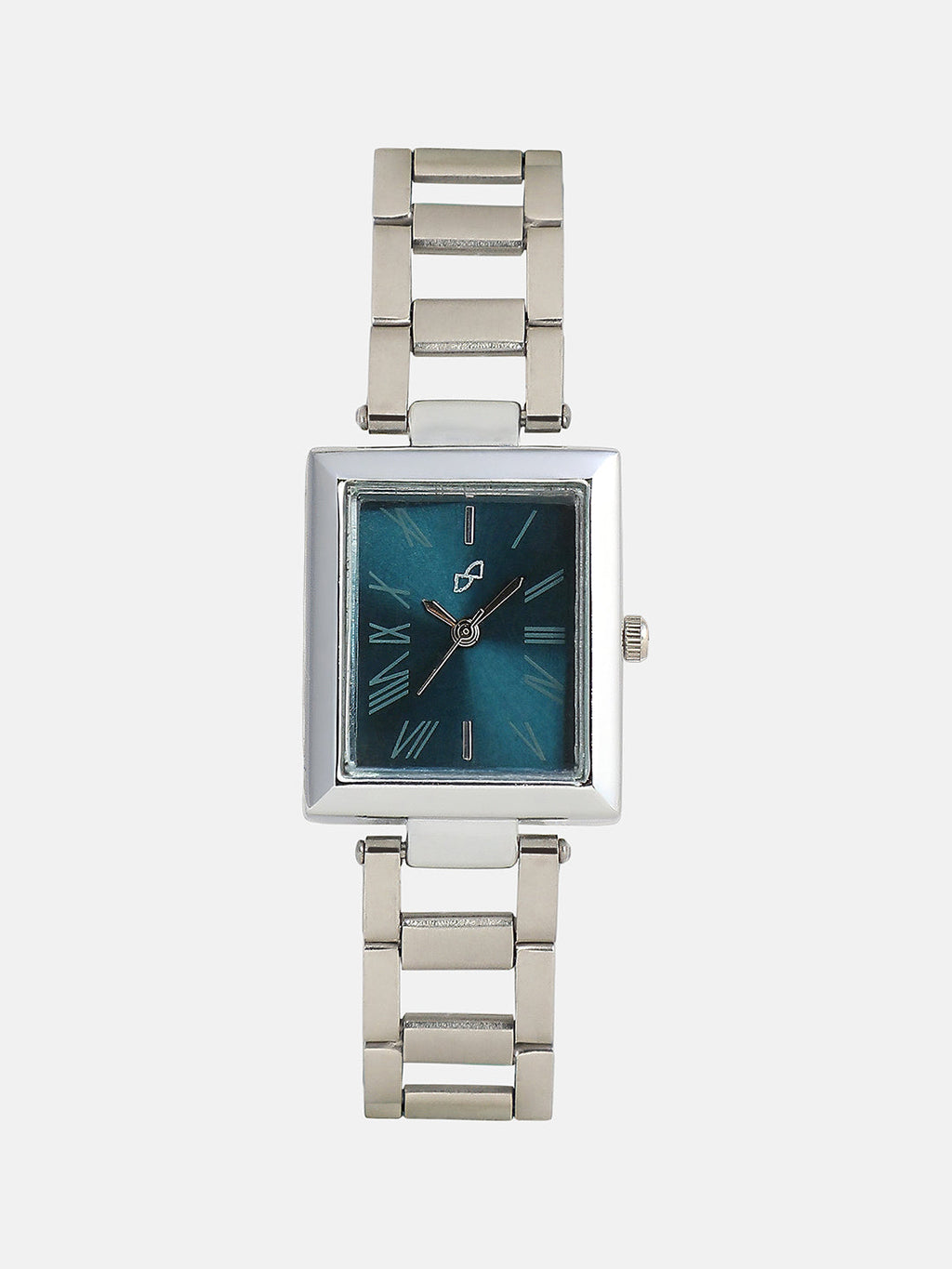 The Sapphire Rectangle Watch - Silver