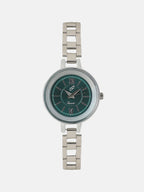 The Emerald Essence Watch - Silver