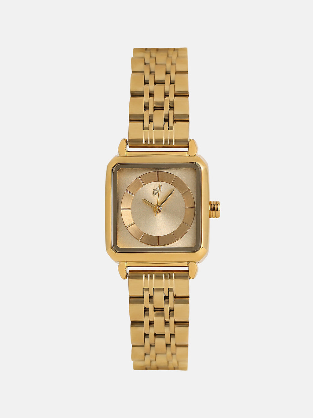 The Ruby Square Watch - Antique Gold