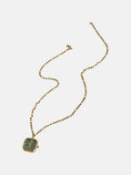 The Ruby Pendant Necklace Watch - Gold
