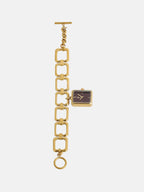 The Ruby Chain Link Watch - Gold
