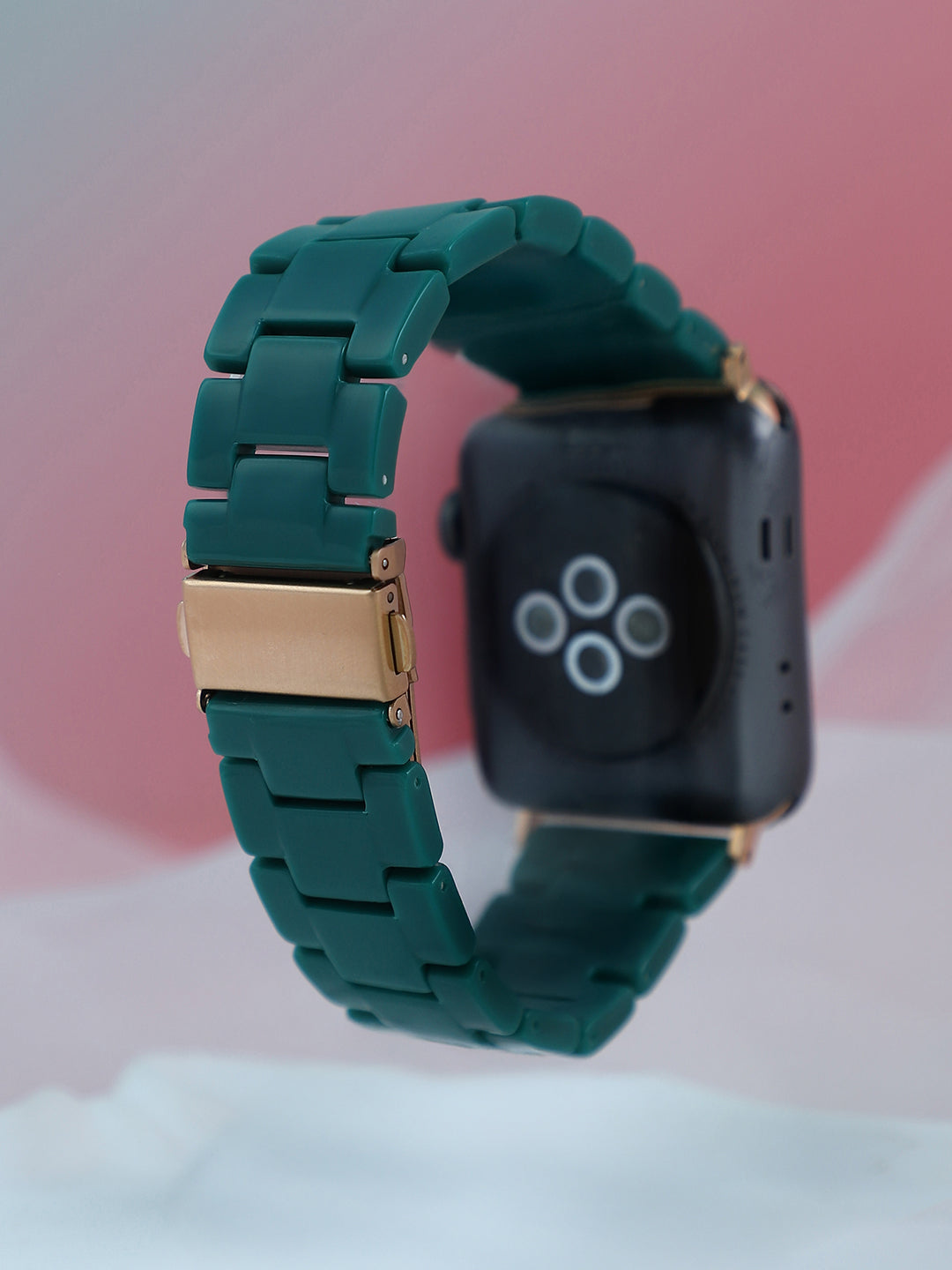 Haute Sauce H-Link Watch Strap - Teal Green