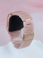 Haute Sauce H-Link Watch Strap - Baby Pink