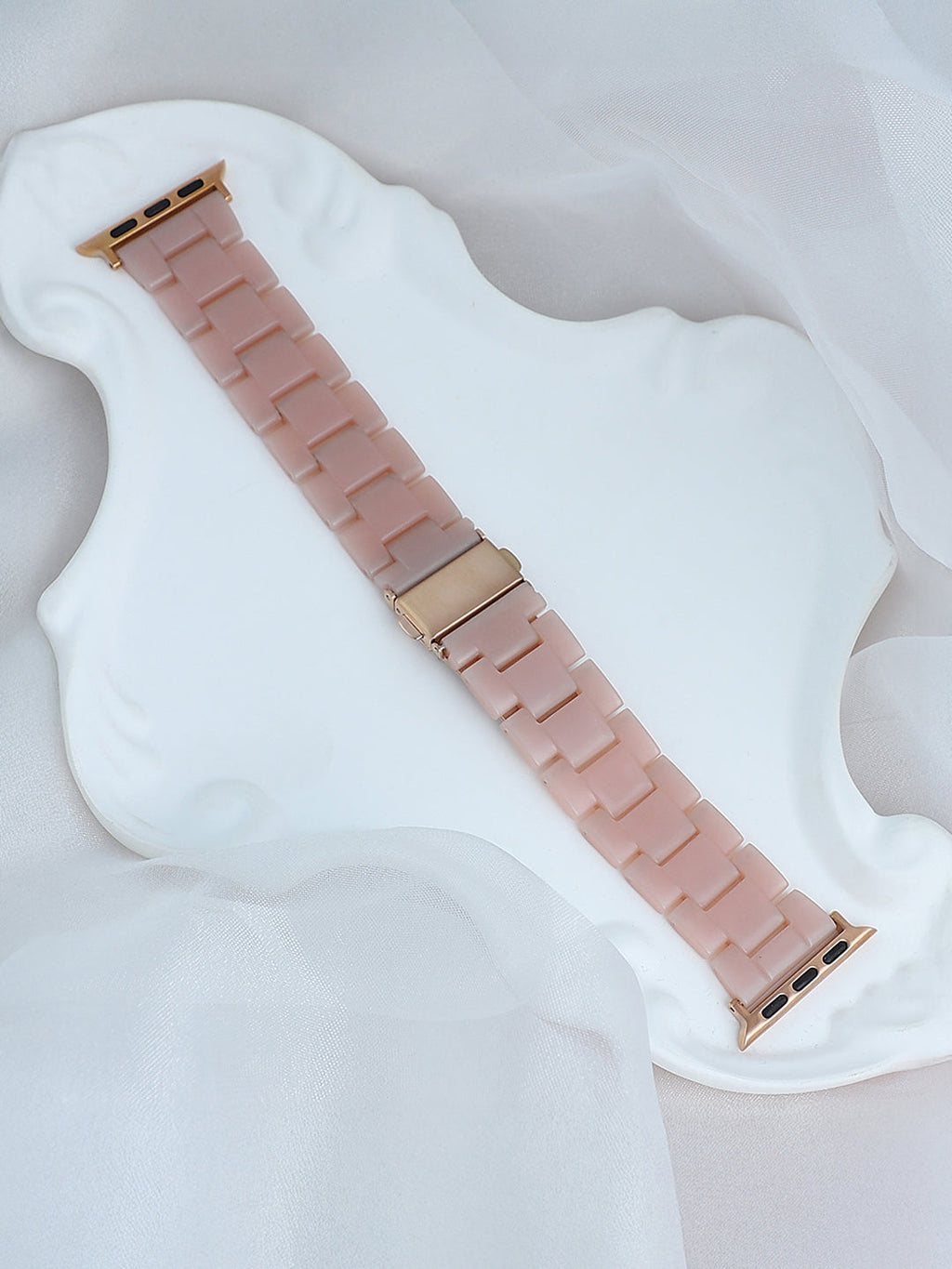 Haute Sauce H-Link Watch Strap - Baby Pink