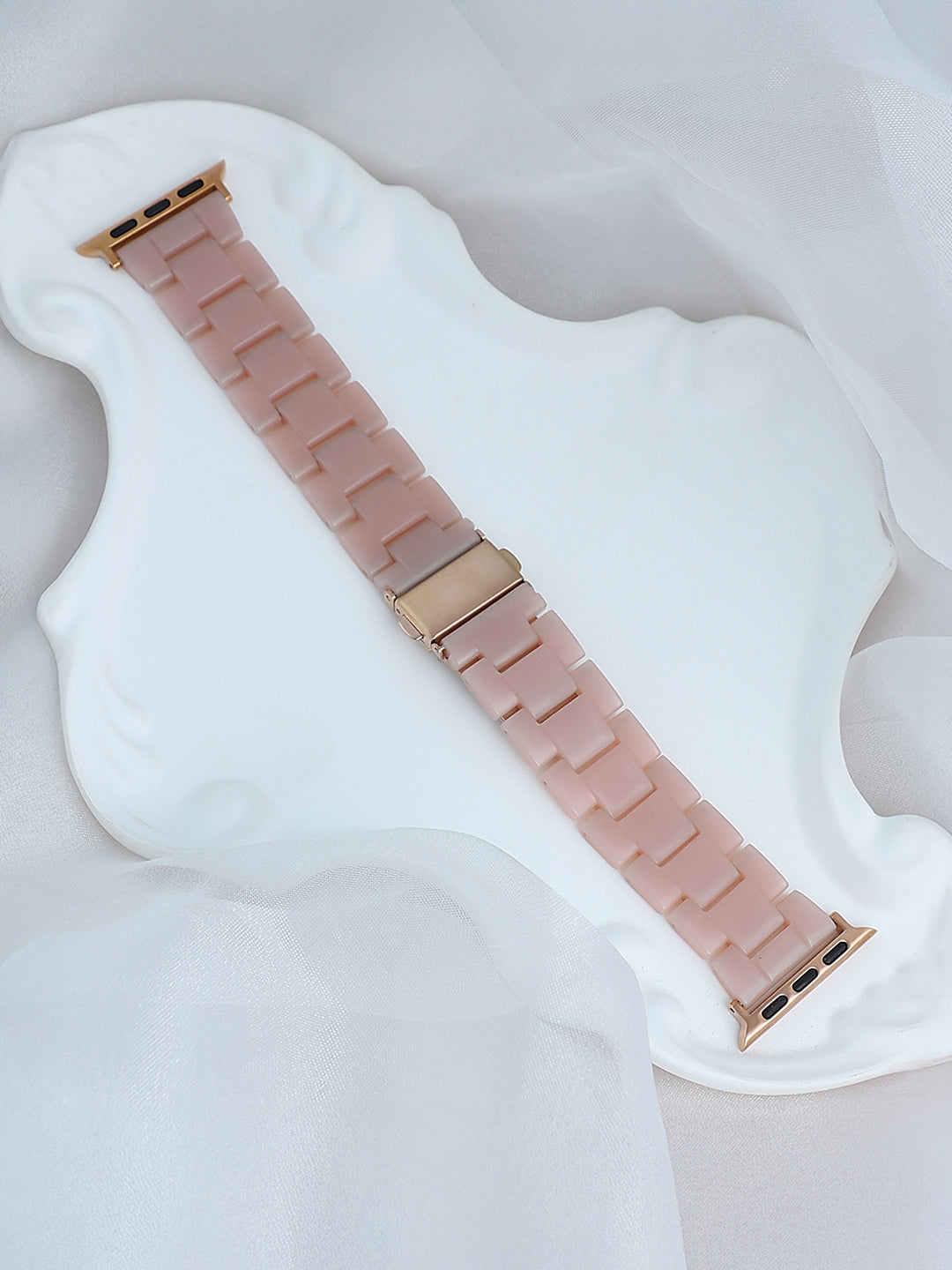 Haute Sauce H-Link Watch Strap - Baby Pink
