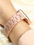 Haute Sauce H-Link Watch Strap - Baby Pink