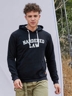 Campus Sutra Hardened Law Hoodie With Kangaroo Pocket
