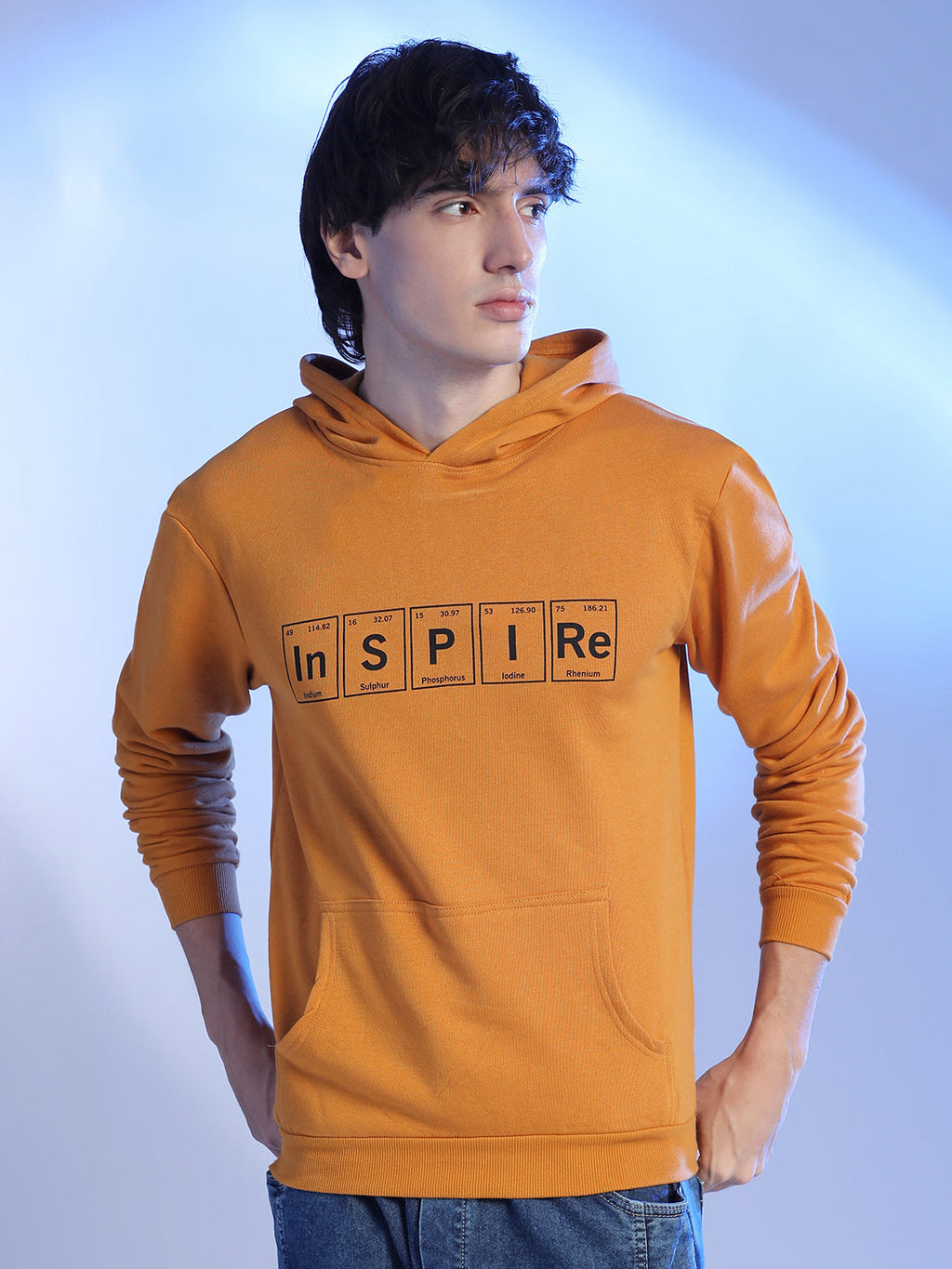 Campus Sutra Inspire Hoodie With Kangaroo Pocket