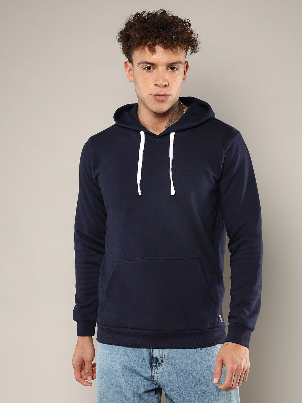 Campus Sutra Regular Pullover Hoodie