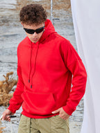 Campus Sutra Oversized Basic Hoodie With Kangaroo Pocket