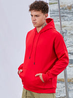 Campus Sutra Oversized Basic Hoodie With Kangaroo Pocket