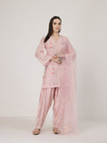ShopKapaas Pearl Pink Suit Set - With Dupatta