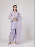 ShopKapaas Mauve A-line Suit Set - With Dupatta