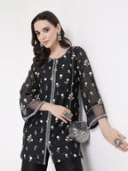ShopKapaas Opal Embroidered Suit Set - With Dupatta