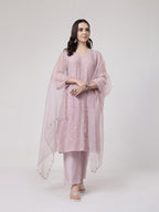 ShopKapaas Kamal V Neck Set - With Dupatta