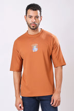 Stylox Men's Round Neck Half Sleeve Printed Casual T-Shirt