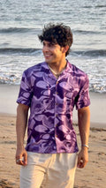 Electric Mirage Flow Relaxed Fit Cuban  Shirt