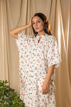 ShopKapaas Pearl Floral Kaftan Dress