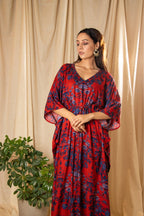 ShopKapaas Rubia Floral Kaftan