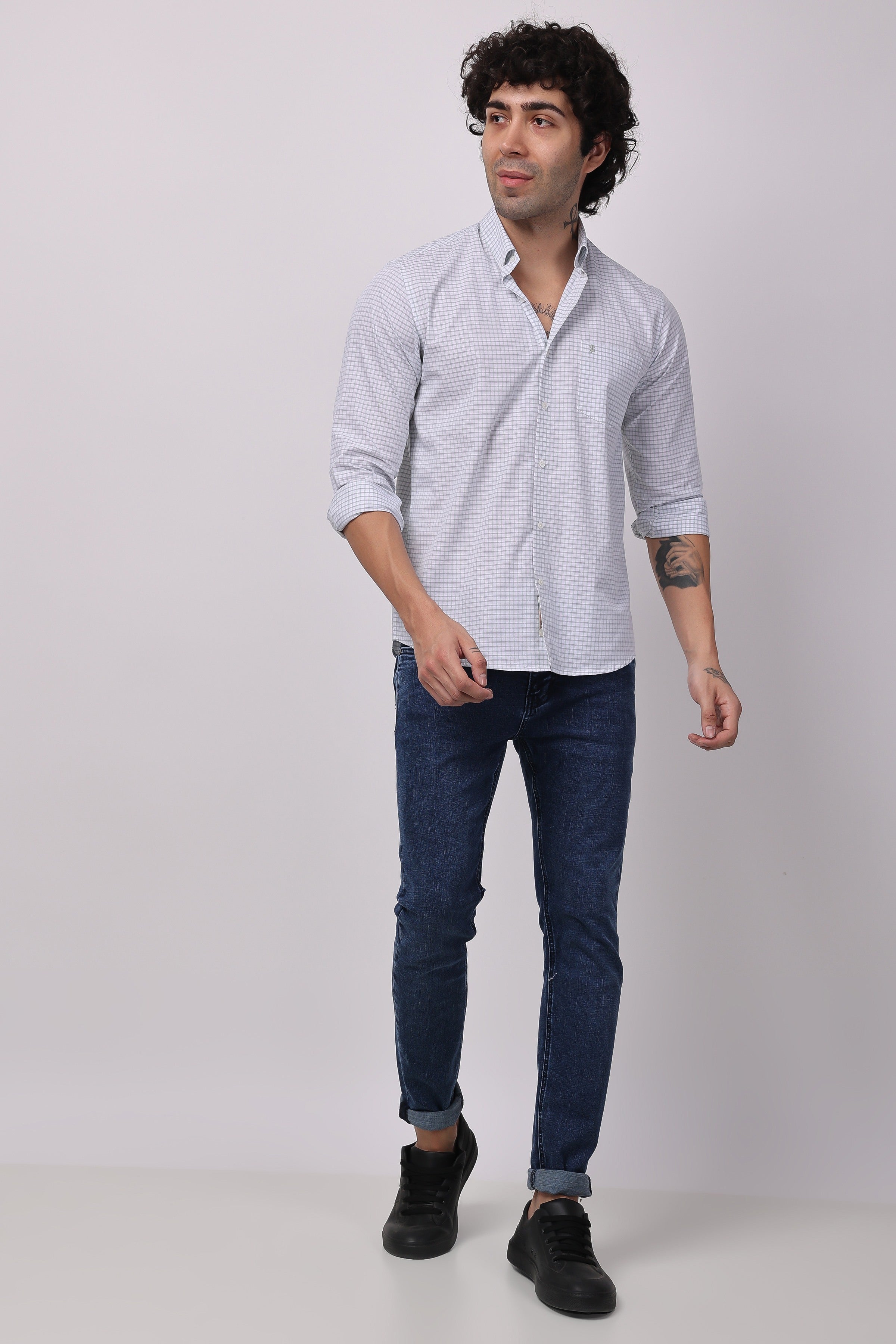 Stylox Full Sleeve Solid Casual Shirt For Men's