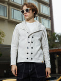 Campus Sutra Double-Breasted Jacket