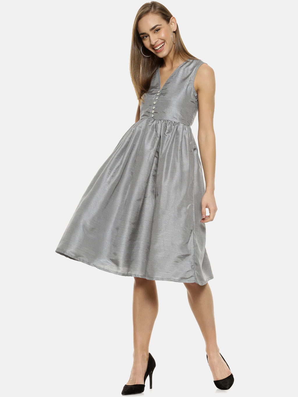 Flare Midi Dress