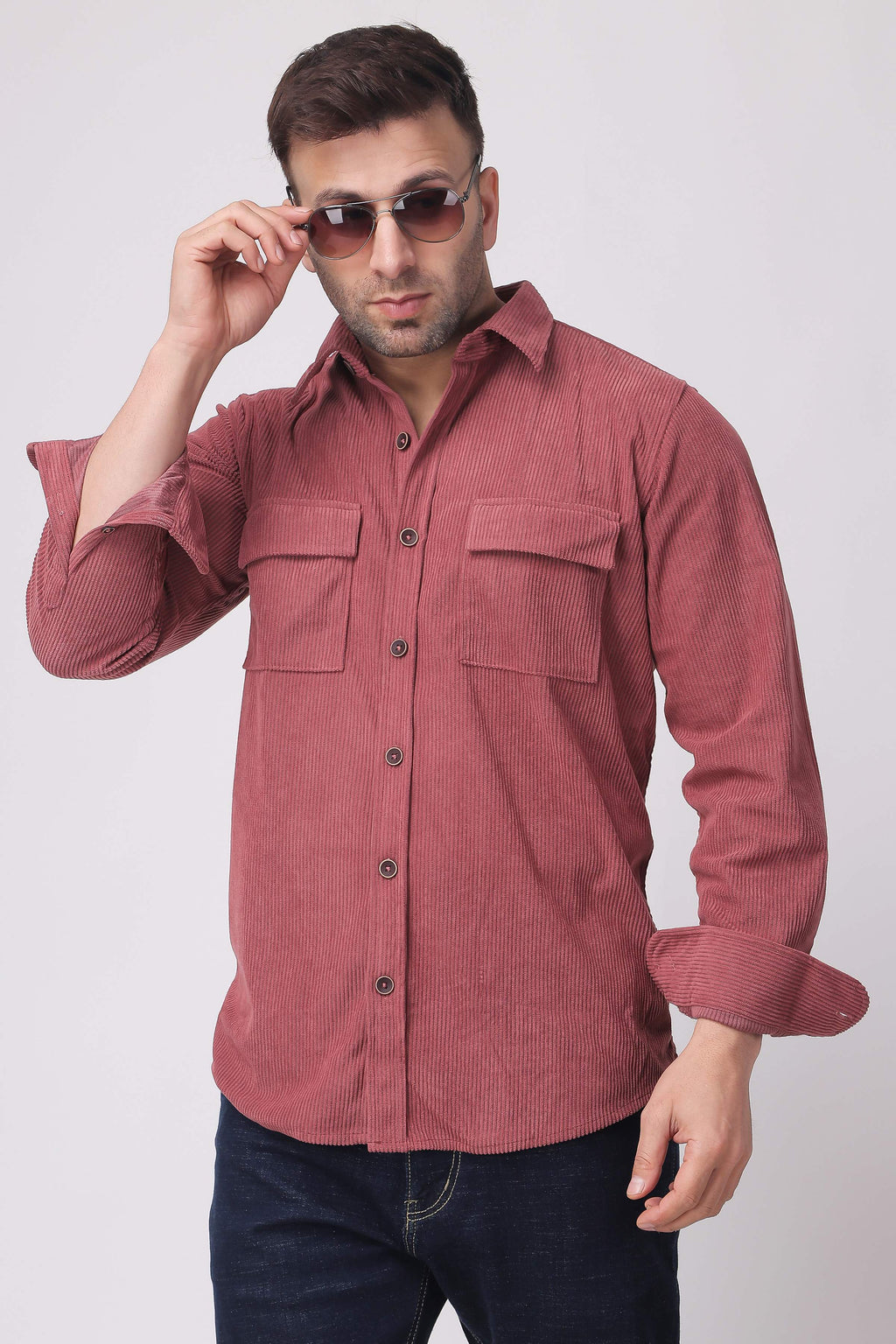 Stylox Full Sleeve Solid Casual Shirt For Men's