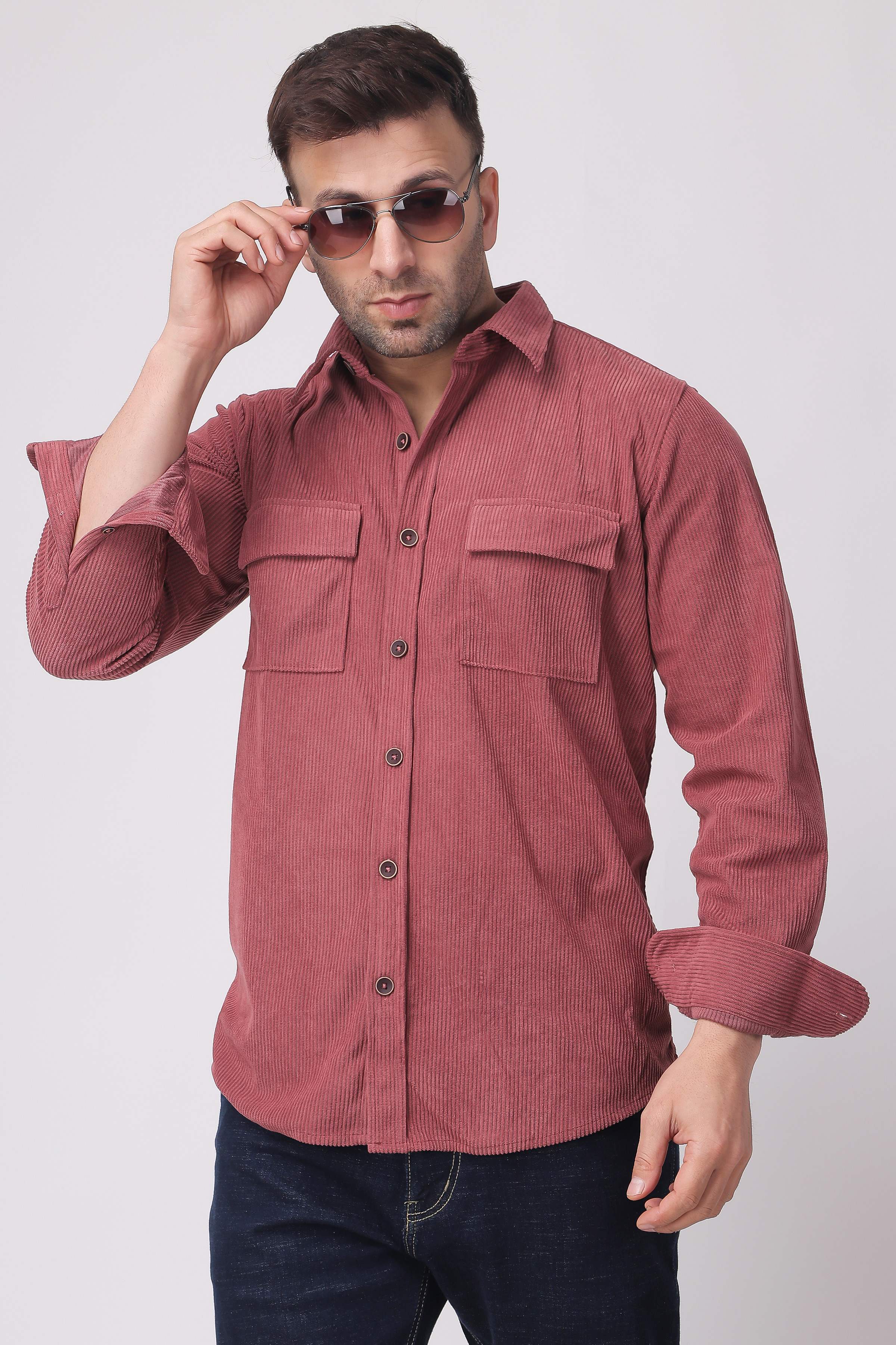 Stylox Full Sleeve Solid Casual Shirt For Men's