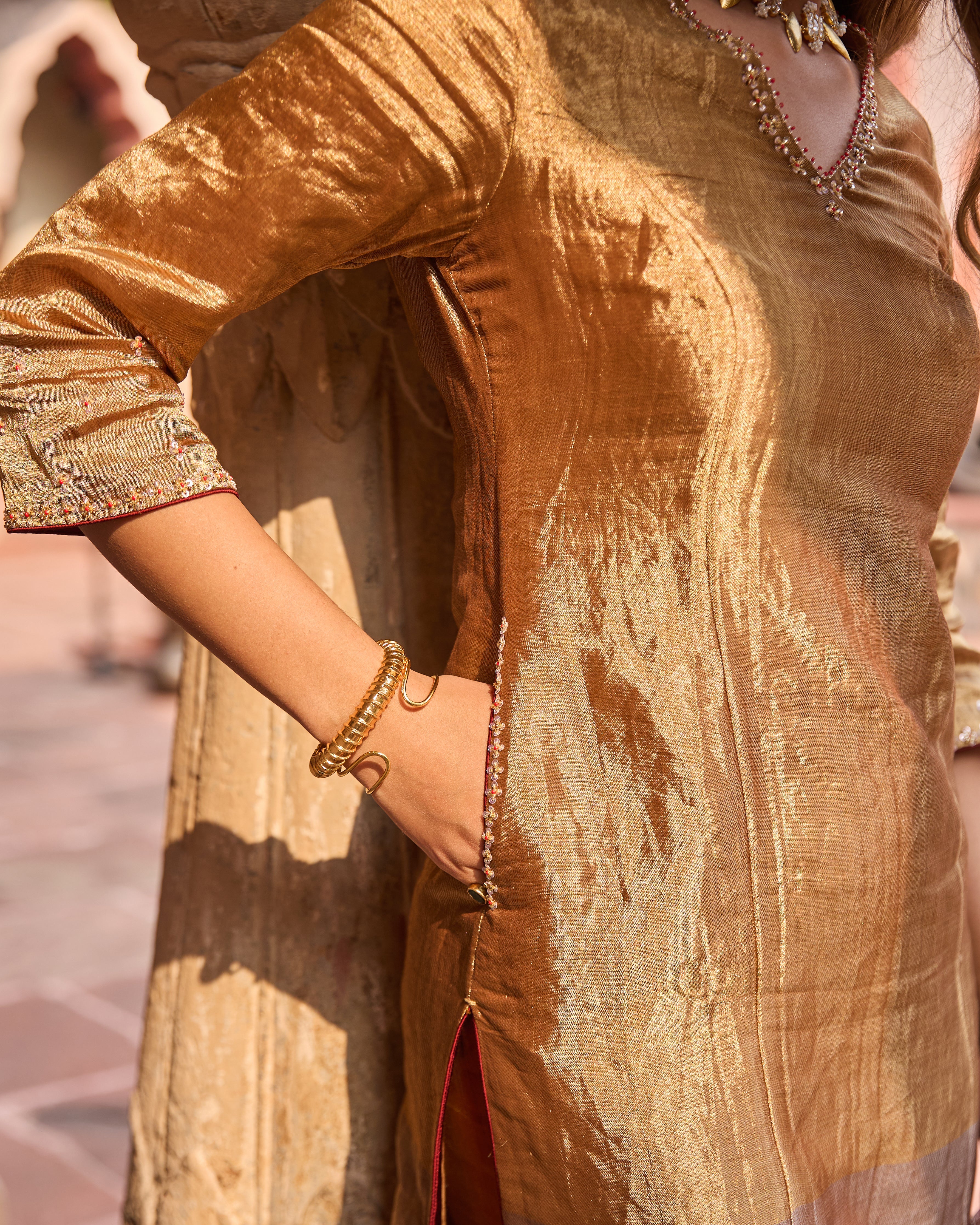 ShopKapaas Khawab Long Kurta Set - With Dupatta