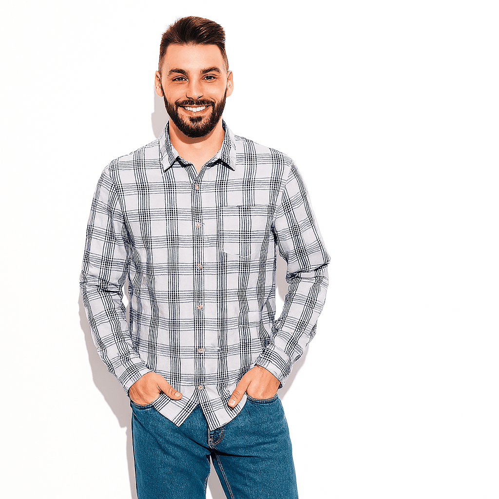 Stylox Regular Fit Full Sleeve Check Casual Shirt For Men's