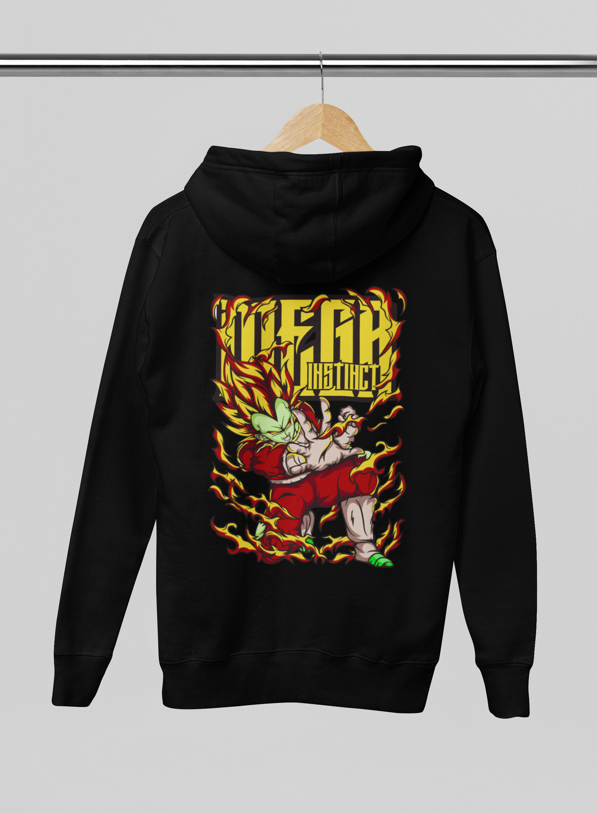 Mega Instinct Black Hoodie