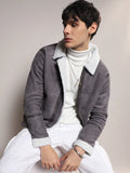 Campus Sutra Fleece Lined Biker Jacket