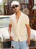 Campus Sutra Unbalanced Striped Shirt