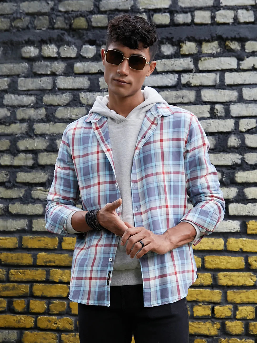 Campus Sutra Multi Checks Print Shirt