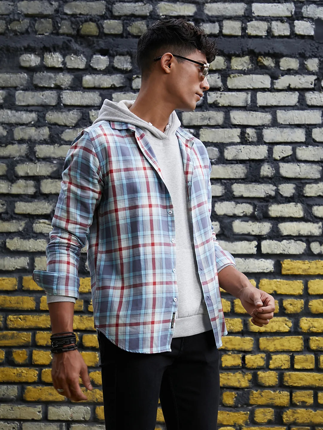Campus Sutra Multi Checks Print Shirt
