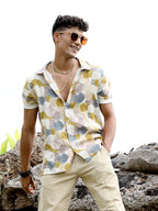 Campus Sutra Abstract Print Shirt
