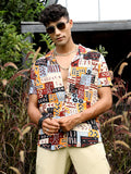 Campus Sutra Aztec Print Shirt