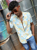 Campus Sutra Floral Strokes Shirt