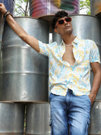 Campus Sutra Floral Strokes Shirt