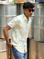 Campus Sutra Floral Strokes Shirt