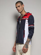Campus Sutra Zip-Front Jacket With Insert Pocket