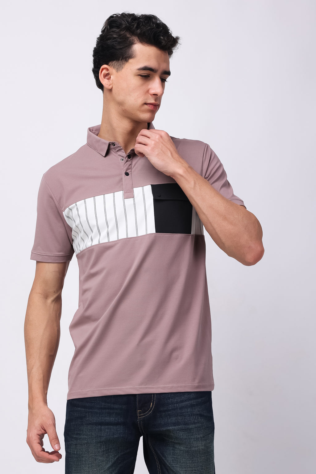 Stylox Men's Half Sleeve Casual Solid T-Shirt