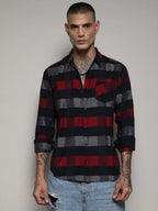 Campus Sutra Gun Club Check Shirt