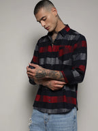 Campus Sutra Gun Club Check Shirt