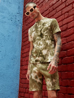 Campus Sutra Tie-Dye Waffle Co-Ord Set